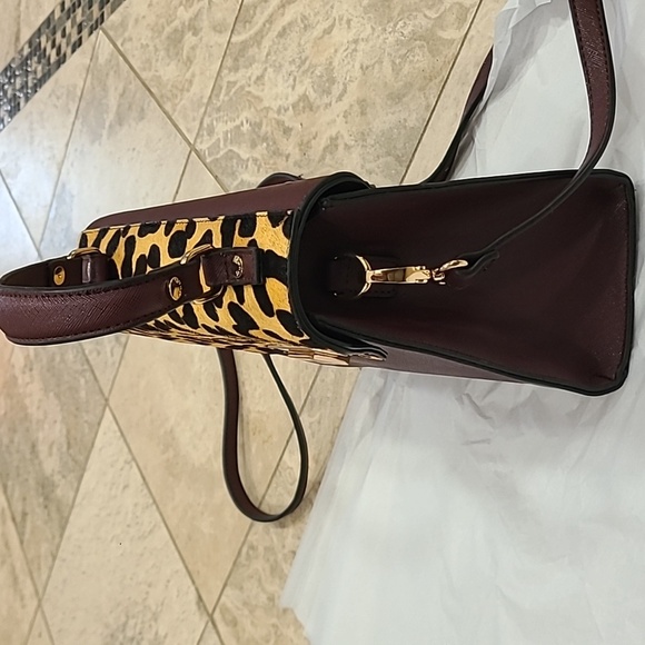 Dune London Brown Crossbody Bag with Gold Hardware - Picture 4 of 6